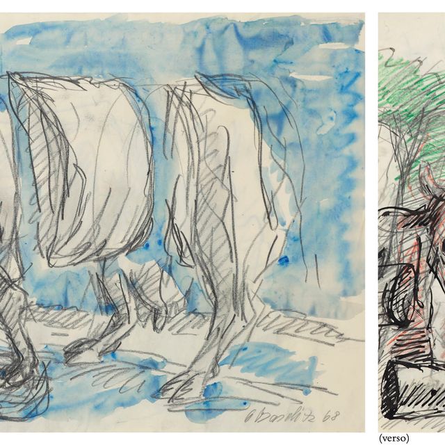 Georg Baselitz — Без названия (корова)