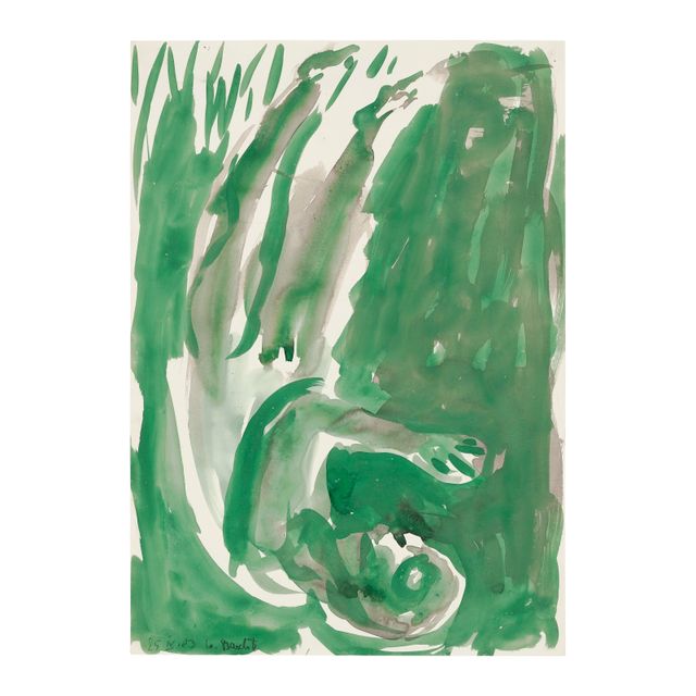 Georg Baselitz — Без названия (абиссинец)