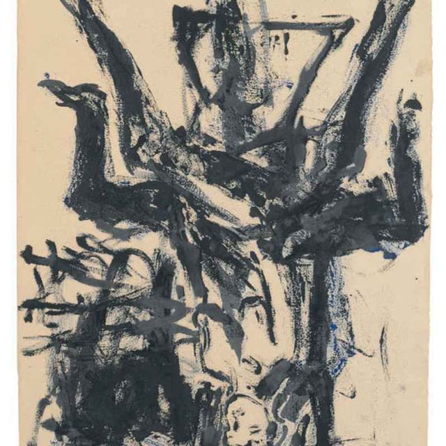 Georg Baselitz — Акт Эльке
