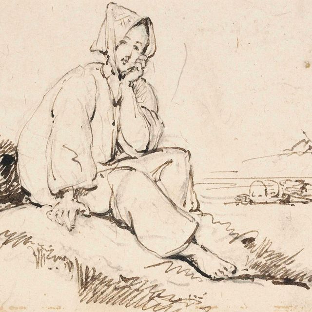 George Chinnery — Два исследования о женщинах-лодочницах Танка