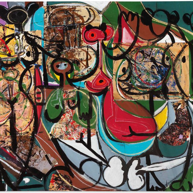 George Condo — Абстрактная фигурная композиция