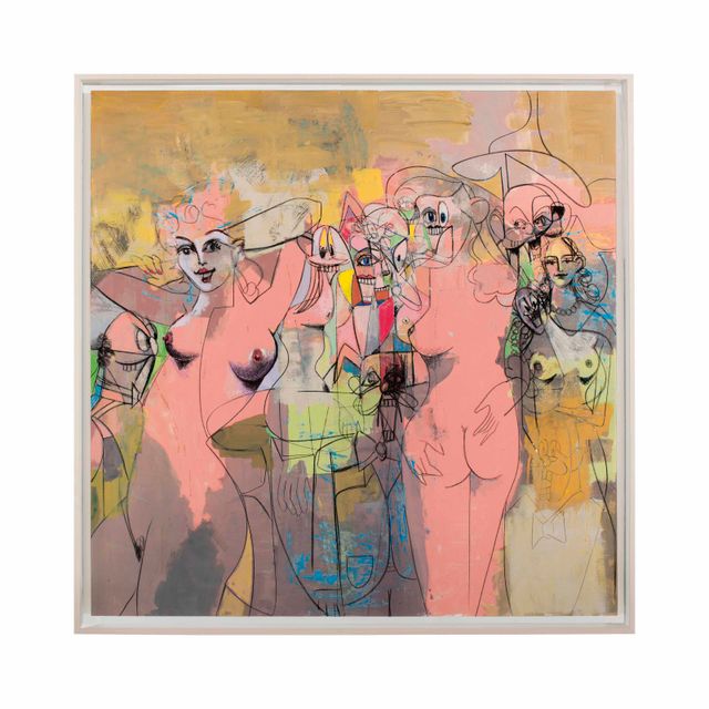 George Condo — Танцовщицы