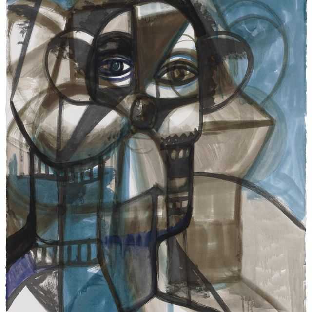 George Condo — Линейный портрет
