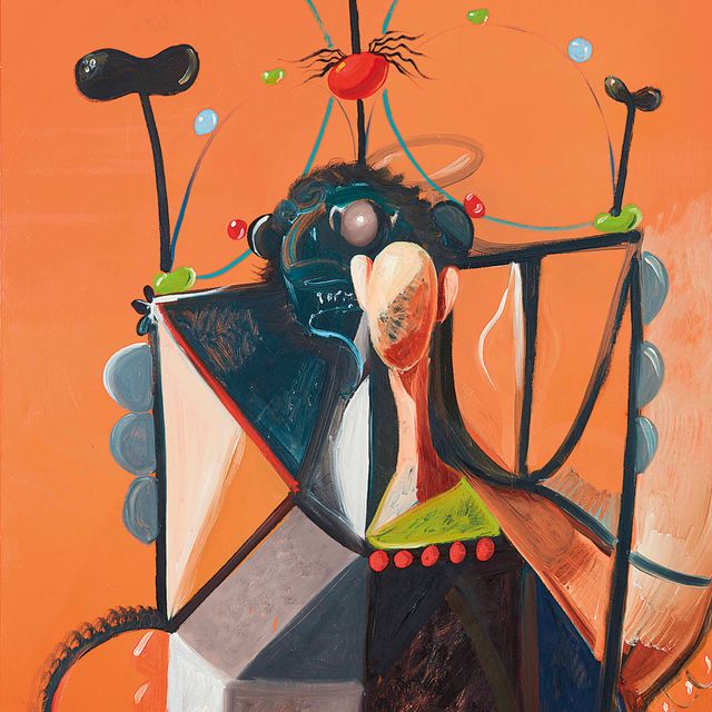 George Condo — Организованная деофункционализация государства, широко известная как “многогранное гидратное сжигание”, часто проявляется в расколе разрушенной мечты наяву