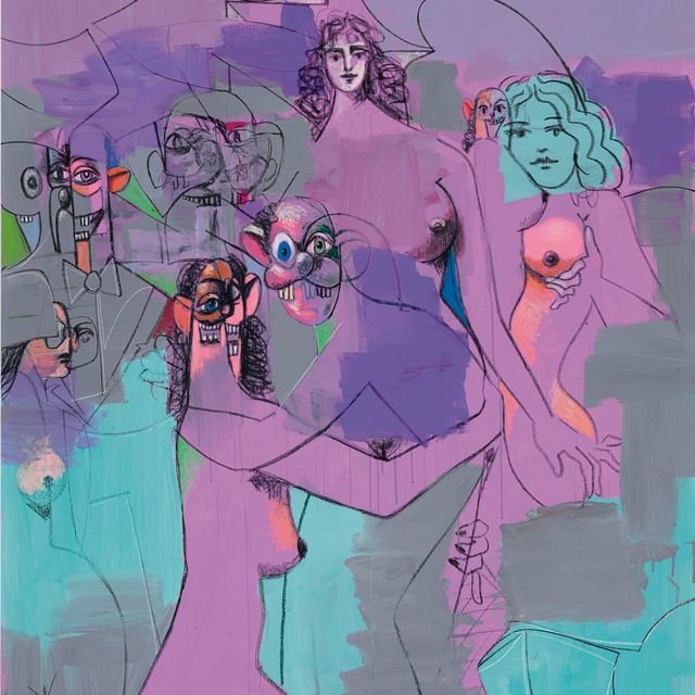 George Condo — Фигуры в пространстве