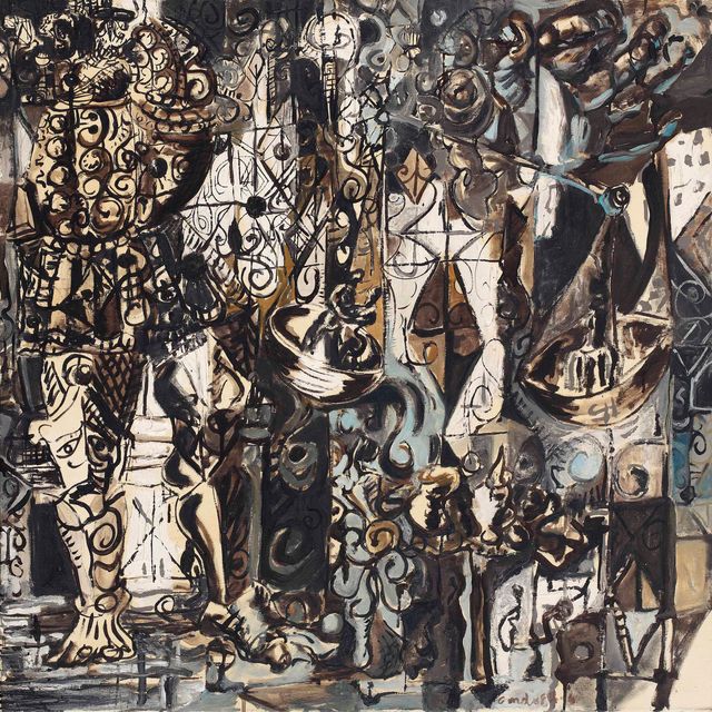 George Condo — Бронированная любовь