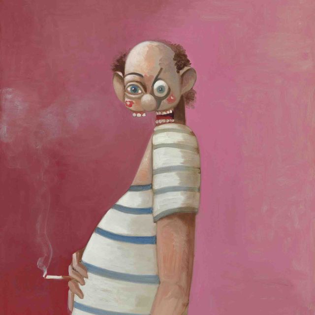 George Condo — Курящий матрос