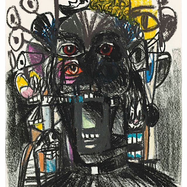 George Condo — Отец Каррус