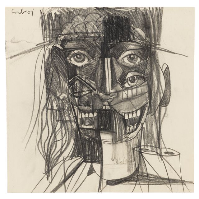 George Condo — Многоликая женщина