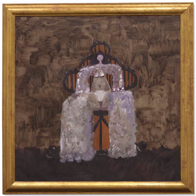 George Condo — Изолированная женская композиция