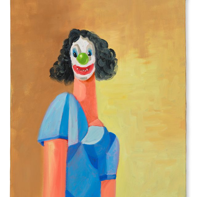 George Condo — Клоунская композиция