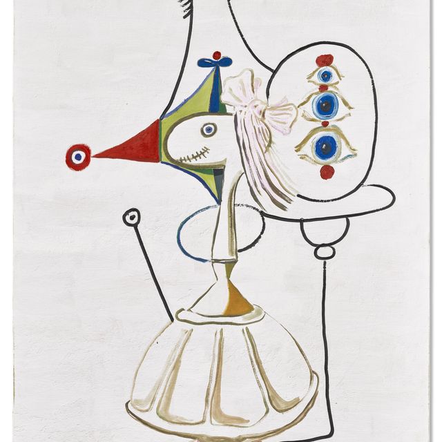 George Condo — Портрет трехглазой Марии Антуанетты