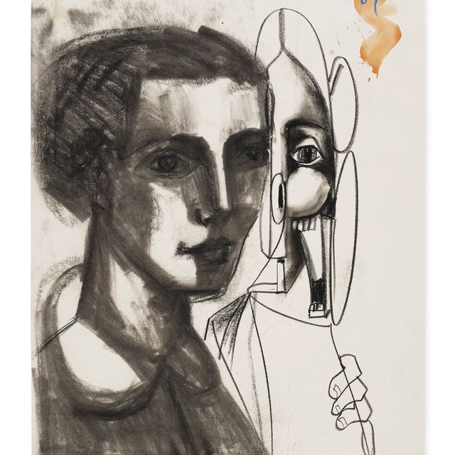 George Condo — Эдвардианский мужчина