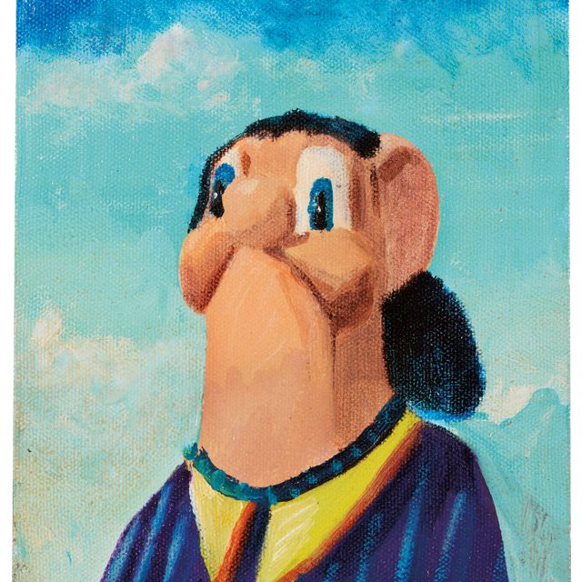 George Condo — Служащий бензоколонки