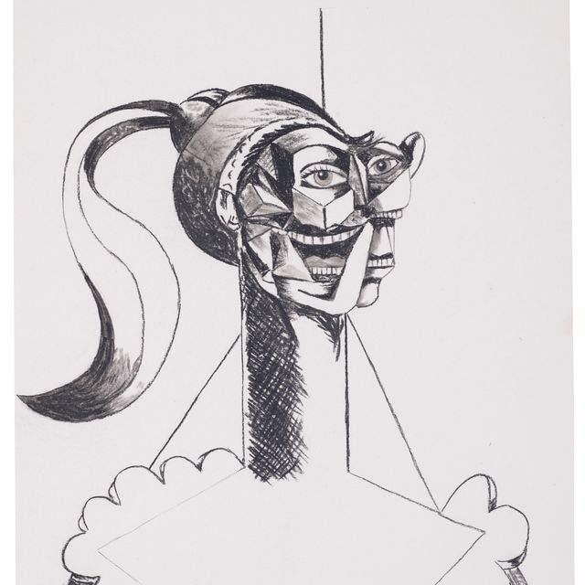 George Condo — Исследование женского портрета