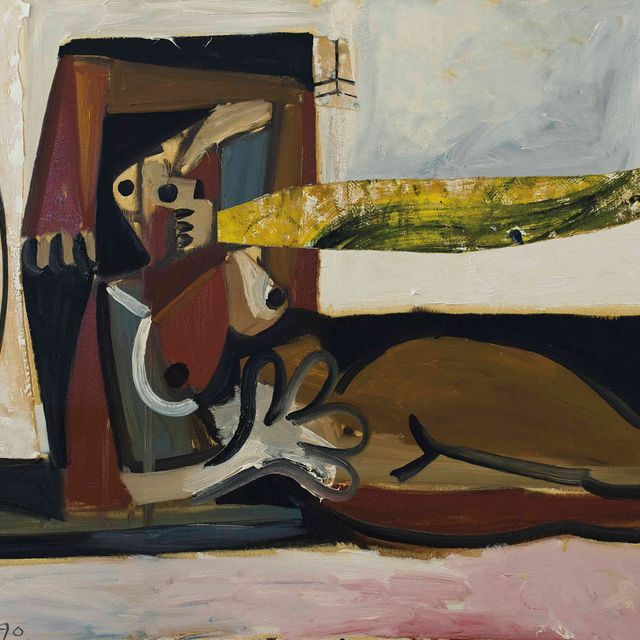 George Condo — Лежащая Обнаженная № 27