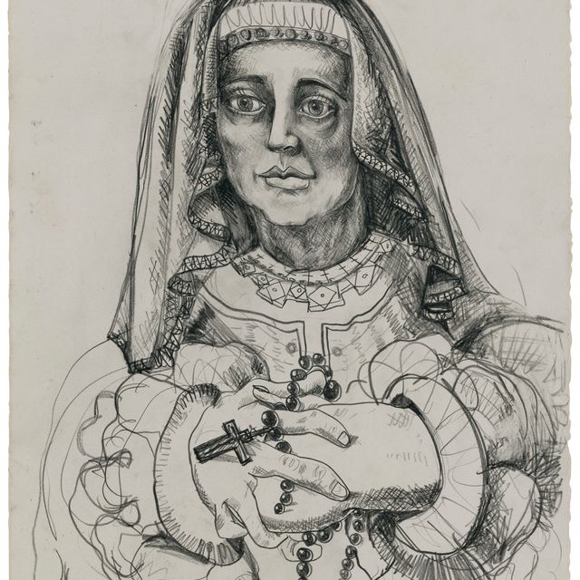 George Condo — монахиня