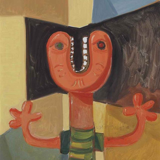 George Condo — Неопознанная голова