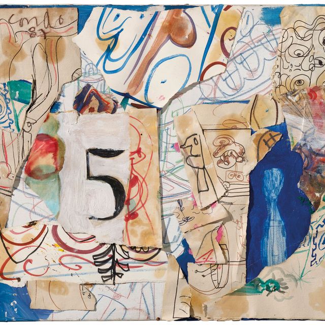 George Condo — Без названия (Скульптурная живопись)