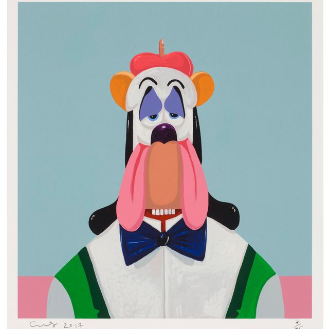 George Condo — Абстракция поникшей собаки