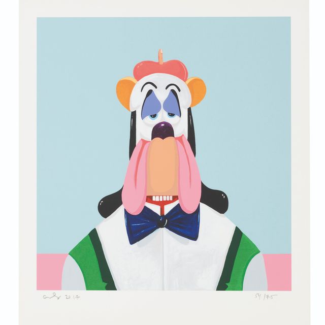 George Condo — Абстракция поникшей собаки