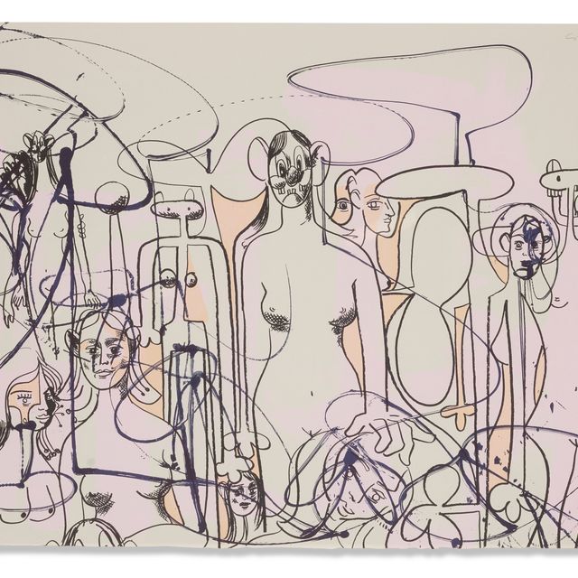 George Condo — Линия фигур