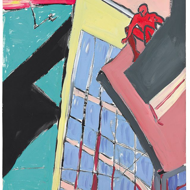 George Condo — Красный джемпер