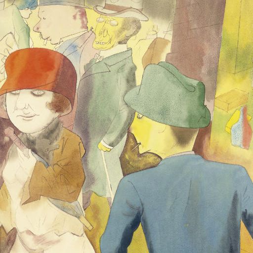 George Grosz — Берлинский Штрассензен