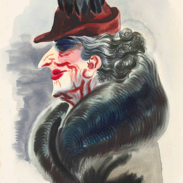 George Grosz — Женщина в шляпе