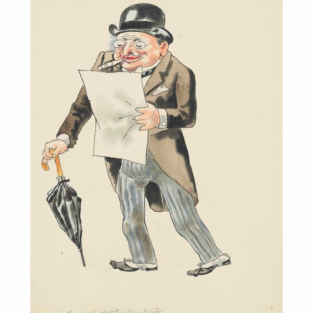 George Grosz — Кауфманн, статуэтка из группы "Лауфенден"