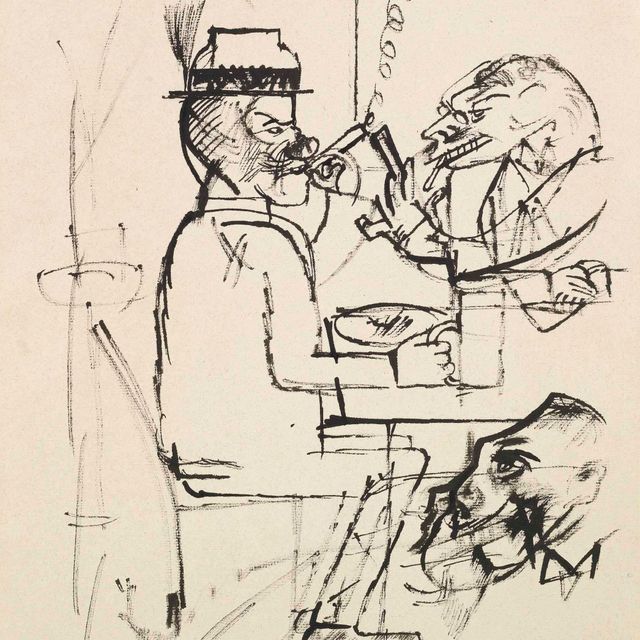 George Grosz — Биертринкер