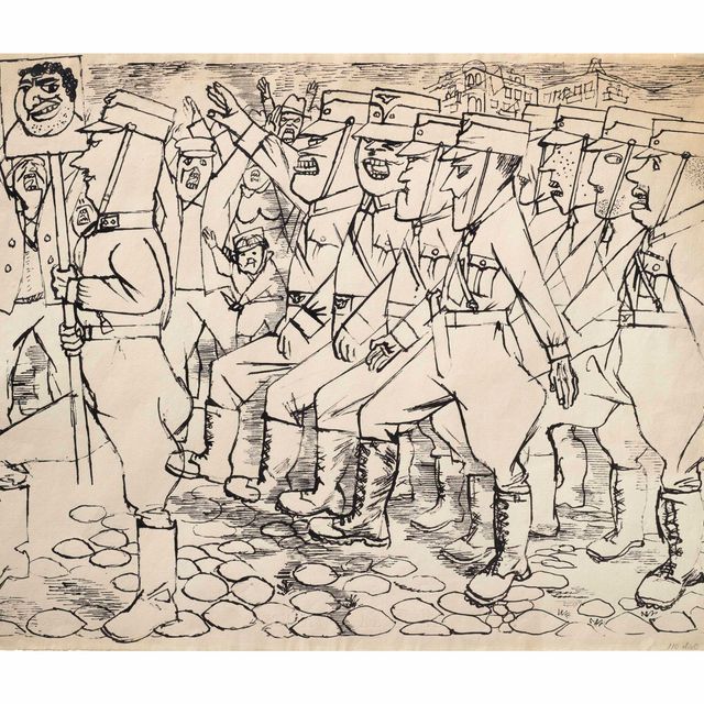 George Grosz — Цивилизация шагает вперед