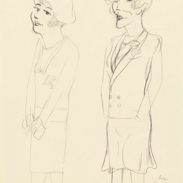 George Grosz — Луиза и Эвелин