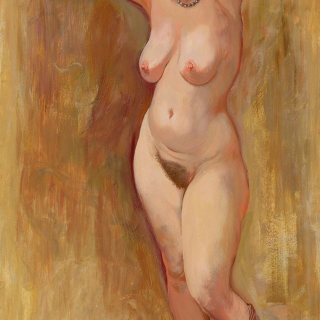 George Grosz — Стоящая Обнаженная Женщина
