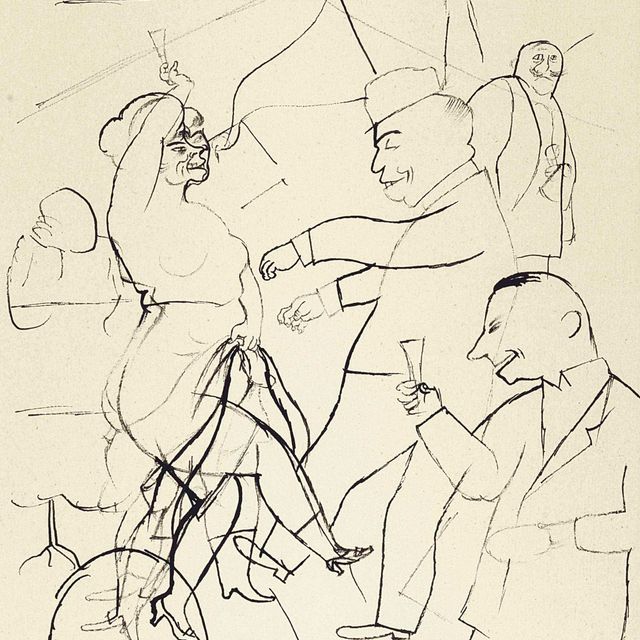 George Grosz — Танцбар, Берлин