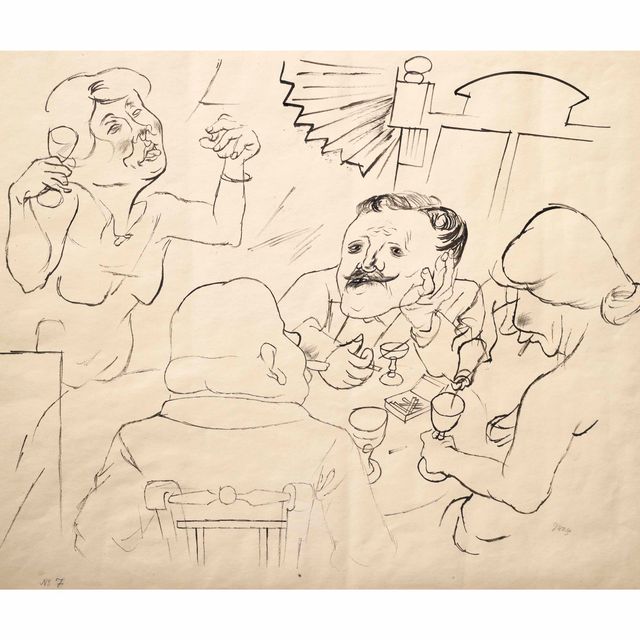 George Grosz — Умение вести себя непринужденно