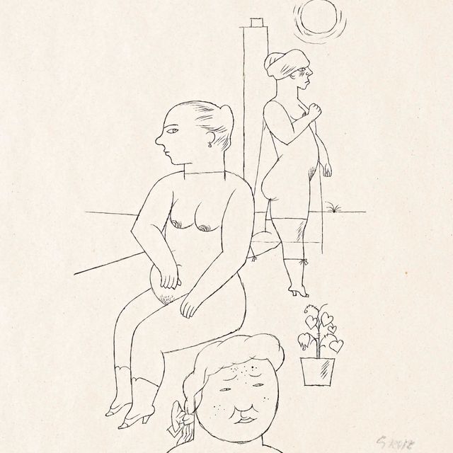 George Grosz — Дрей Фрауен