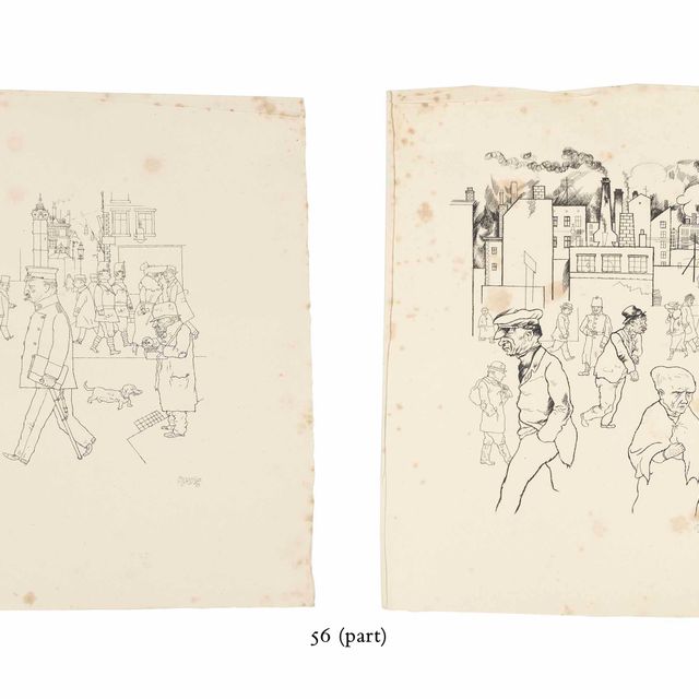 George Grosz — Им Шаттен, Берлин, Малик-Ферлаг, 1921 (Дюкерс М. IV)