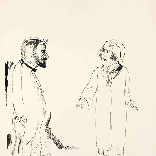 George Grosz — Добрый день, мистер Кобес, пусть умрет Дама.