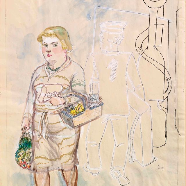 George Grosz — Небен-унс, Штрассензене, Берлин