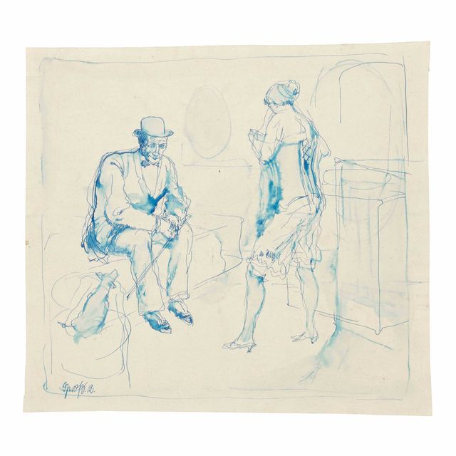 George Grosz — Interieur, Berlin-Südende
