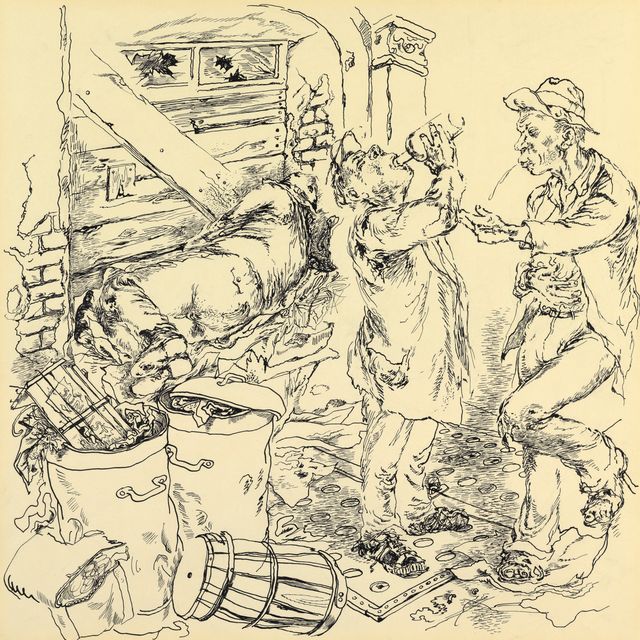 George Grosz — Праздник бездельников