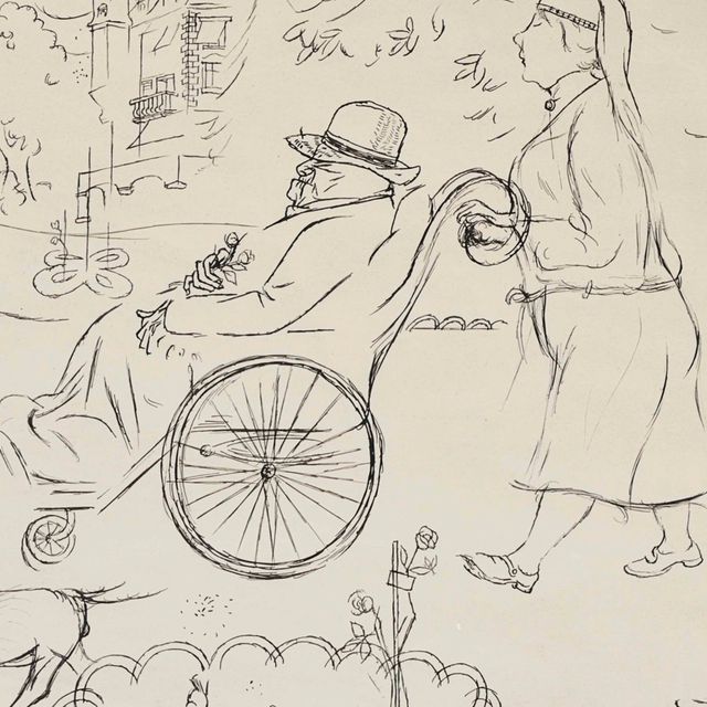 George Grosz — Дер вег аллен фляйшес