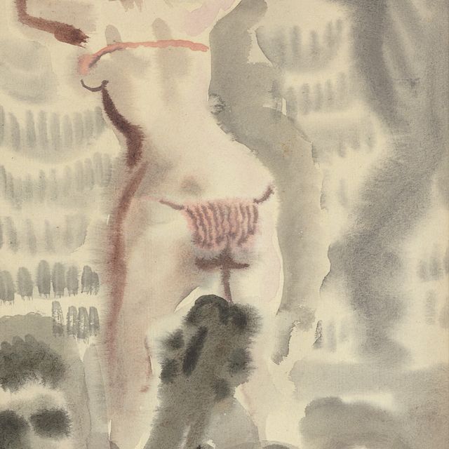 George Grosz — Шоу бурлеска, Нью-Йорк
