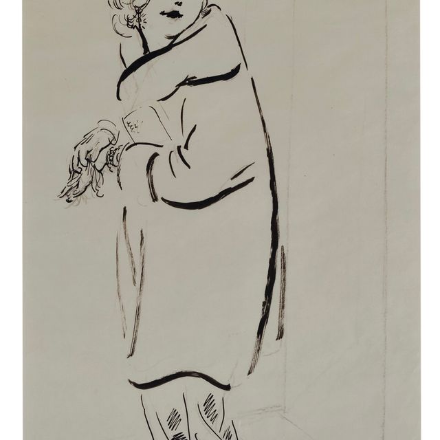 George Grosz — Женщина в вечернем платье