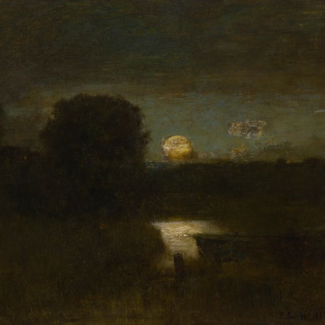 George Inness — Восход Луны