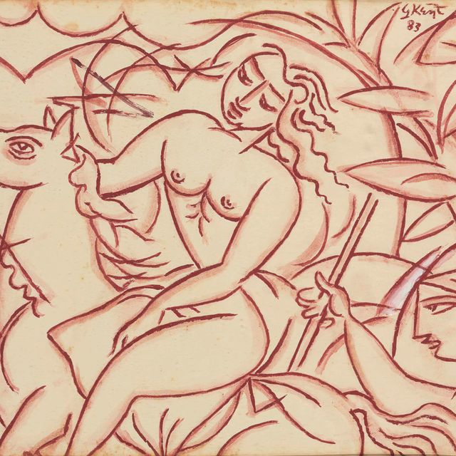 George Keyt — Всадник