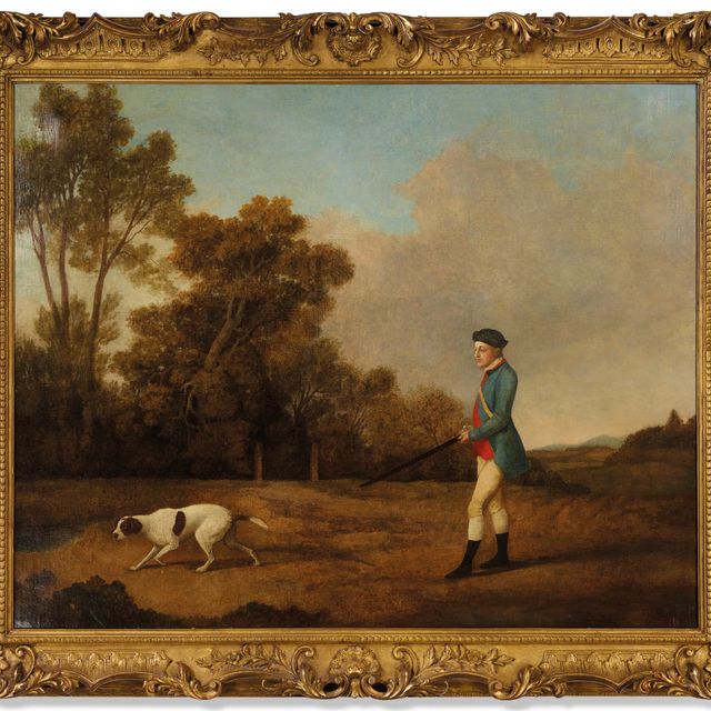 George Stubbs — Портрет джентльмена в полный рост, готовящегося к съемке
