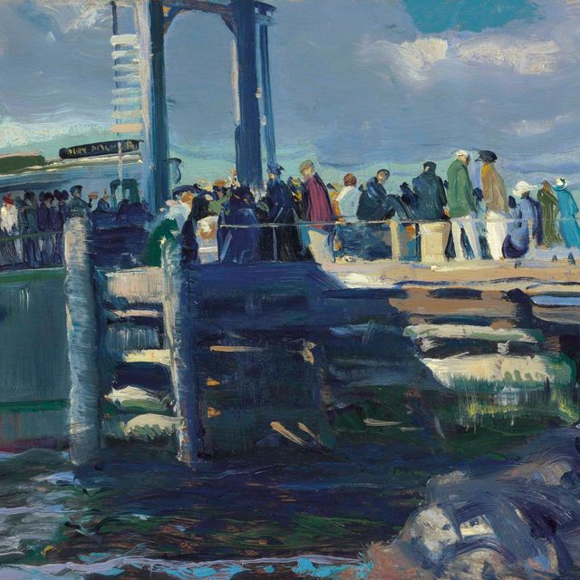 George Wesley Bellows — Причал