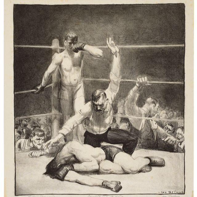 George Wesley Bellows — Отсчитан первый камень